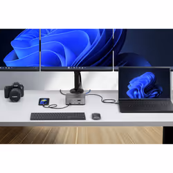 StarTech.com 215UE-TB5USB4DOCK replicatore di porte e docking station per laptop Cablato Thunderbolt 5 Grigio - Vista aggiuntiva 3