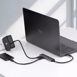 StarTech.com 309B-USBC-HUB hub di interfaccia USB 3.2 Gen 2 (3.1 Gen 2) Type-C 10000 Mbit/s Grigio - Vista aggiuntiva 3