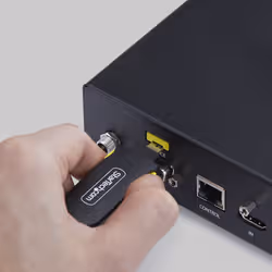 StarTech.com USB-A-PORT-BLOCKER clip sicura Bloccaporte + chiave USB tipo A Nero Plastica - Vista aggiuntiva 5