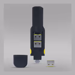 StarTech.com USB-A-PORT-BLOCKER clip sicura Bloccaporte + chiave USB tipo A Nero Plastica - Vista aggiuntiva 7