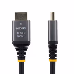 StarTech.com HDMMV5F cavo HDMI 1,5 m HDMI tipo A (Standard) Nero, Argento - Vista aggiuntiva 2