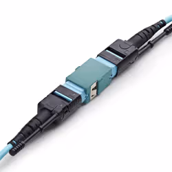 StarTech.com Accoppiatore MPO/MTP, Adattatore per Fibra Multimodale OM3/OM4 MPO, Key Up-Key Down, Giunto Fibra Ottica MPO/MTP-APC per a Patch Panels e Quadri, Aqua - Vista aggiuntiva 3