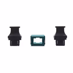 StarTech.com Accoppiatore MPO/MTP, Adattatore per Fibra Multimodale OM3/OM4 MPO, Key Up-Key Down, Giunto Fibra Ottica MPO/MTP-APC per a Patch Panels e Quadri, Aqua - Vista aggiuntiva 4