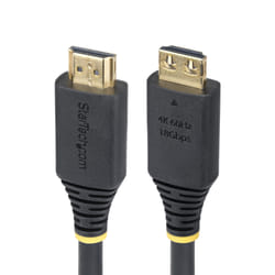 StarTech.com Cavo HDMI ad alta velocità da 3 m con connettori a presa salda, 4K 60 Hz/1440p 144 Hz, HDR10/HDCP 2.2/ARC, 18 Gbps, cavo HDMI UHD per TV/monitor/display, rivestimento in TPE
