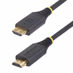 StarTech.com Cavo HDMI ad alta velocità da 2 m con connettori a presa salda, 4K 60 Hz/1440p 144 Hz, HDR10/HDCP 2.2/ARC, 18 Gbps, cavo HDMI UHD per TV/monitor/display, rivestimento in TPE - Vista aggiuntiva 2