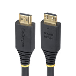 StarTech.com Cavo HDMI ad alta velocità da 5 m con connettori a presa salda, 4K 60 Hz/1440p 144 Hz, HDR10/HDCP 2.2/ARC, 18 Gbps, cavo HDMI UHD per TV/monitor/display, rivestimento in TPE