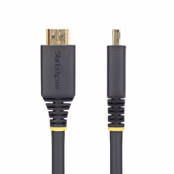 StarTech.com Cavo HDMI ad alta velocità da 5 m con connettori a presa salda, 4K 60 Hz/1440p 144 Hz, HDR10/HDCP 2.2/ARC, 18 Gbps, cavo HDMI UHD per TV/monitor/display, rivestimento in TPE - Vista aggiuntiva 3