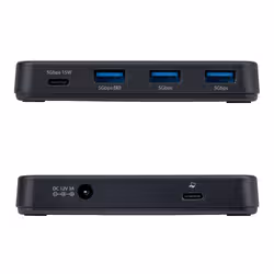 StarTech.com Hub 4 Porte USB-C e USB-A 5Gbps, Autoalimentato, Cavo Host 2-in-1 USB-C/USB-A, 1x USB-C e 3x USB-A (1x BC 1.2), Alimentatore 36W Incluso - Vista aggiuntiva 2