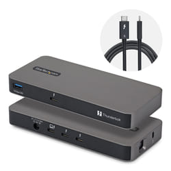 StarTech.com 303UE-TB5-HUB hub di interfaccia Thunderbolt 5 80 Mbit/s Grigio