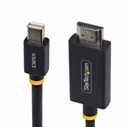 StarTech.com Cavo Adattatore Mini DisplayPort a HDMI da 2 m, 4K 60Hz, Convertitore Video Attivo mDP a HDMI 2.0, HBR3 / HDCP 2.3 / DPCP per Desktop Mini DP e Monitor HDMI