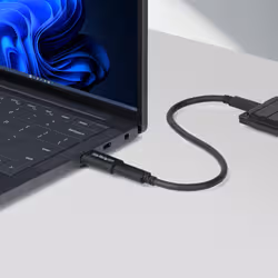 StarTech.com U32-AMCF-USBADAPTER adattatore per inversione del genere dei cavi USB-A USB-C Nero - Vista aggiuntiva 3