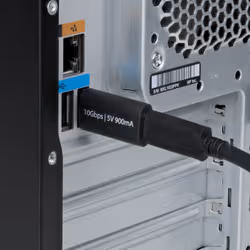 StarTech.com U32-AMCF-USBADAPTER adattatore per inversione del genere dei cavi USB-A USB-C Nero - Vista aggiuntiva 4