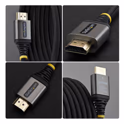 StarTech.com HDMI2-FLEX-4K60-2M cavo HDMI HDMI tipo A (Standard) Nero, Argento - Vista aggiuntiva 3