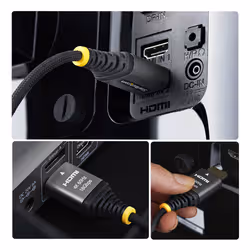 StarTech.com HDMI2-FLEX-4K60-3M cavo HDMI HDMI tipo A (Standard) Nero, Argento - Vista aggiuntiva 2