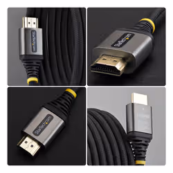 StarTech.com HDMI2-FLEX-4K60-3M cavo HDMI HDMI tipo A (Standard) Nero, Argento - Vista aggiuntiva 3