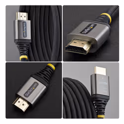 StarTech.com HDMI2-FLEX-4K60-1M cavo HDMI HDMI tipo A (Standard) Nero, Argento - Vista aggiuntiva 3