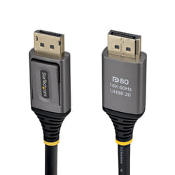 StarTech.com DP21V-150C-DP80-CBL cavo DisplayPort 1,5 m Nero
