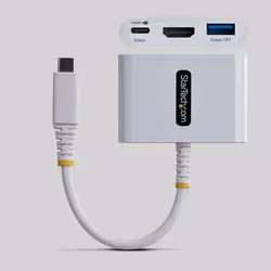 StarTech.com Adattatore Multiporta USB-C a HDMI con Ricarica PD 140W, HDMI 4K 60Hz, Hub USB 5Gbps, Mini Dock per MacBook, Dell, ThinkPad, HP, iPad, Tablet, Nero - Vista aggiuntiva 2