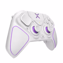 PDP 052-002-WH periferica di gioco Viola, Bianco RF/USB Gamepad Analogico/Digitale PC, PlayStation 4, PlayStation 5 - Vista aggiuntiva 5