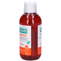 Gum Paroex Collutorio 0,2% Clorexidina Antiplacca per Gengive Delicate 300 ml