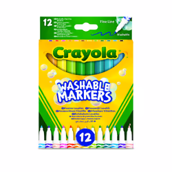 Crayola 58-6671, 12 colori, Multicolore, Rotondo, Malesia, 3 anno/i, Bambino/Bambina