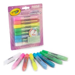 Crayola 8 Colle Glitter - Pastel