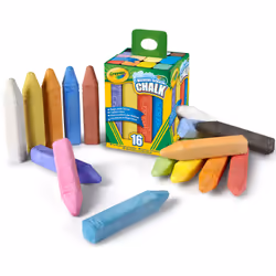 Crayola 51-4008 gessetto da marciapiede 16 pz