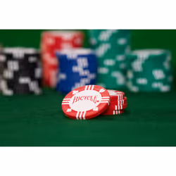 Bicycle 8G CLAY CHIPS (100 pcs) Fiche da poker - Vista aggiuntiva 6