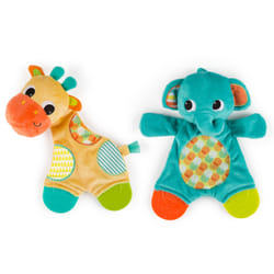 Bright Starts Snuggle & Teethe giocattolo da appendere per bambini