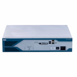 Cisco 2851, WAN Ethernet, Gigabit Ethernet, Nero, Blu, Acciaio inox