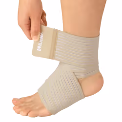 Benda elastica con fibre di nylon elastiche. Taglia: 7,6 cm x 70 cm (beige)