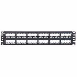 Panduit 48-port metal modular patch panel, RJ-45, Montaggio a rack, 2U, 482,6 mm, 88,1 mm, 17,8 mm