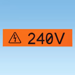 Panduit T100X000VPC-BK, Nero, Bianco, 1 pz