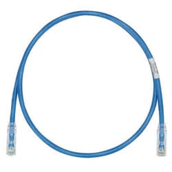 Panduit UTP, Cat6, 3m cavo di rete Blu U/UTP (UTP)