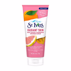 St. Ives Radiant Skin Pink Lemon & Mandarin Orange, Scrub detergente, Unisex, Schiarente, Esfoliazione, Levigante, Tubo, Crem ...