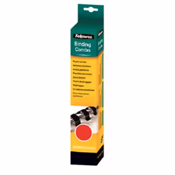 Fellowes 5331002, Rosso, 55 fogli, Plastica, A4, 10 mm, 10 mm