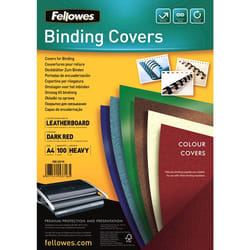 Fellowes 5371603 cartellina A4 Carta Rosso 100 pz