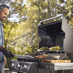 Weber Spirit E-315 GBS Barbecue Carrello GPL Nero, Acciaio inox 9380 W - Vista aggiuntiva 2
