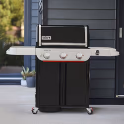 Weber E-325W Barbecue Carrello GPL Nero, Acciaio inox 14360 W - Vista aggiuntiva 7