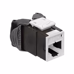 Leviton Atlas-X1, RJ-45, Nero, Bianco, Femmina, Dritto, Metallo, Cat6a