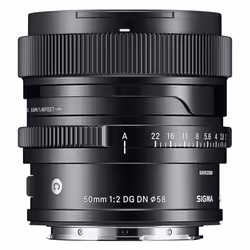 Sigma 50mm / f 2.0 DG DN C MILC Teleobiettivo Nero