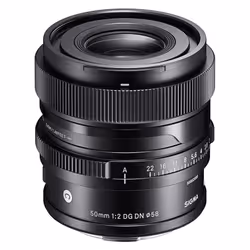 Sigma 50mm / f 2.0 DG DN C MILC Teleobiettivo Nero