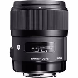 Sigma 35mm F1.4 DG HSM SLR Obiettivi standard Nero
