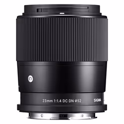 Sigma 23mm F1.4 DC DN | C, Canon RF MILC Grandangolo Nero - Vista aggiuntiva 5