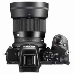 Sigma 56mm / f 1.4 DC DN C MILC Teleobiettivo Nero - Vista aggiuntiva 6