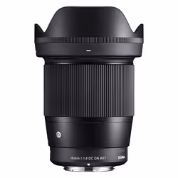 Sigma 16mm F1.4 DC DN | C, Canon RF MILC Grandangolo Nero - Vista aggiuntiva 4