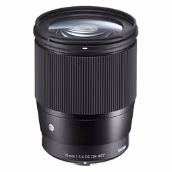 Sigma 16mm F1.4 DC DN | C, Canon RF MILC Grandangolo Nero - Vista aggiuntiva 5