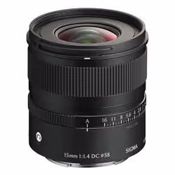 Sigma 15mm F1.4 DC MILC Prime lens Nero - Vista aggiuntiva 3