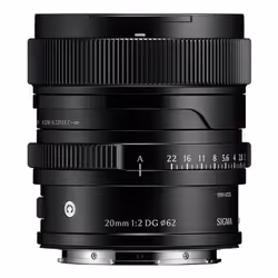 Sigma 20mm F2 DG Contemporary MILC Obiettivo full-frame Nero - Vista aggiuntiva 2