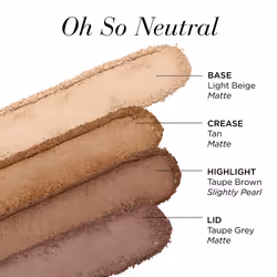 Ombretto Eyeshadow Quad #So Neutral